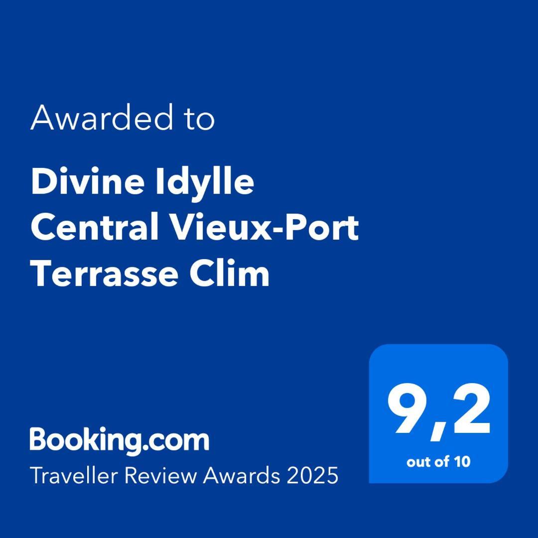 Divine Idylle Central Vieux-Port Terrasse Clim Marseille Extérieur photo